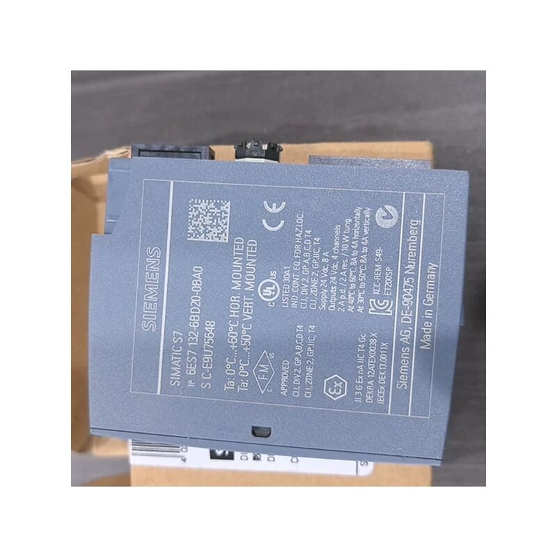 Professional Sie-mens IO system module PLC control not unpacked with CE certificate 6ES7132-6FD00-0BB1