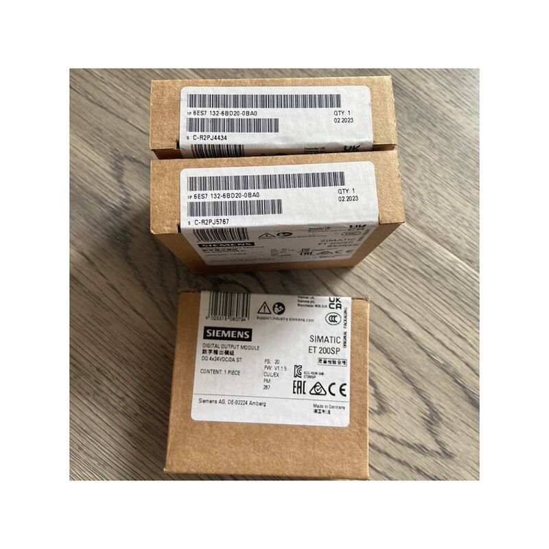Professional Sie-mens IO system module PLC control not unpacked with CE certificate 6ES7132-6FD00-0BB1