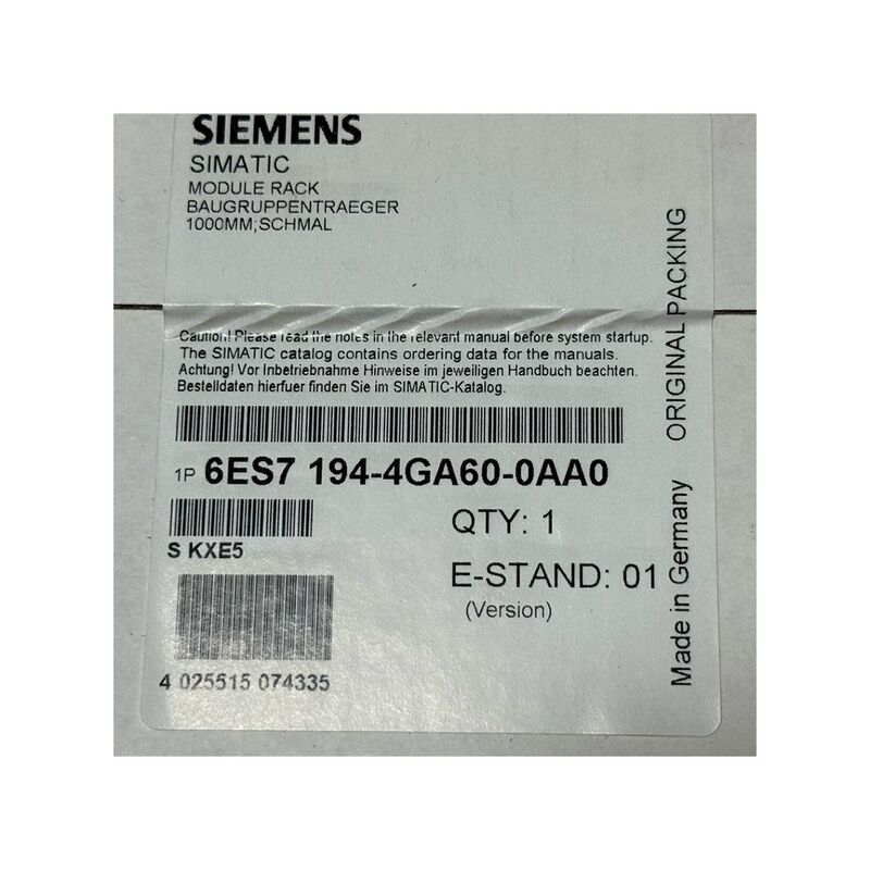 New design Sie-mens IO system module PLC control not unpacked function guarantee 6ES7144-4GF01-0AB0