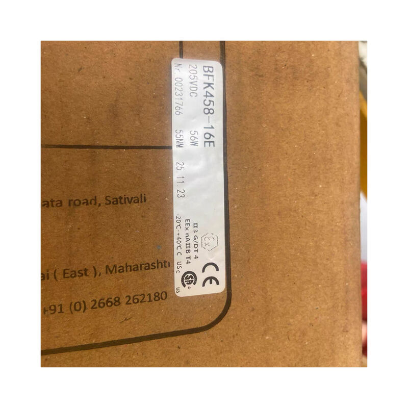 BFK458-16E Electromagnetic Clutch Brake 180VDC 100NM Safety Brake For Motor Gearbox