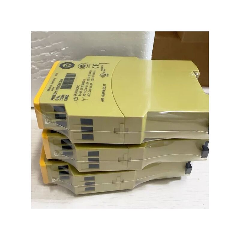 PI-LZ Original dual channel safety relay powered by 24VAC/DC the use of industrial automation control systems model  PNOZ X2.1