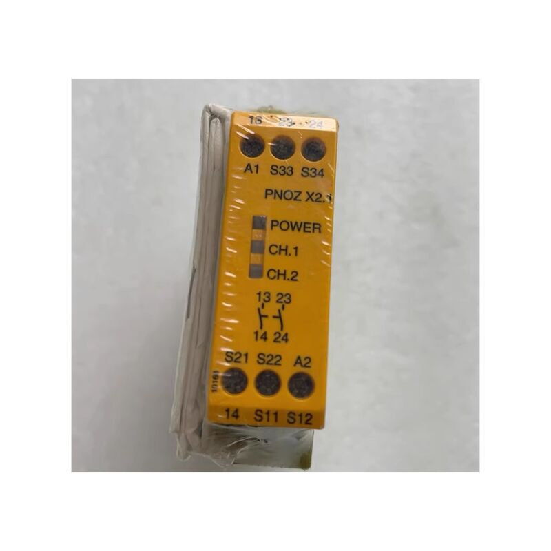 PI-LZ Original dual channel safety relay powered by 24VAC/DC the use of industrial automation control systems model  PNOZ X2.1