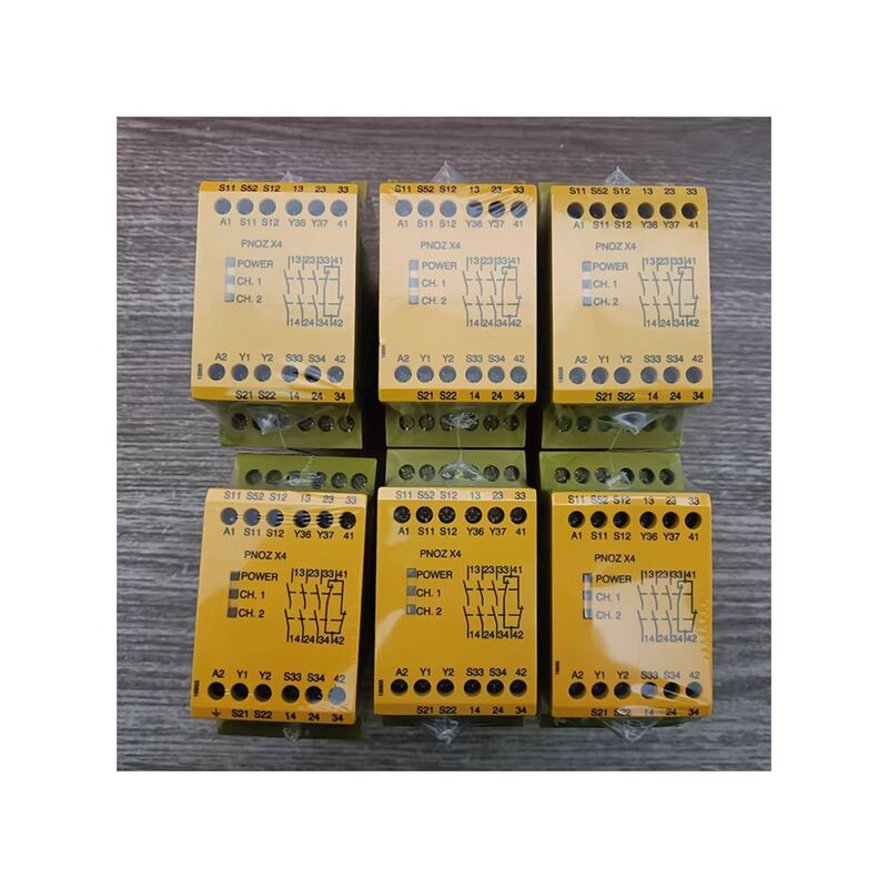 Brand new PI-LZ relay 24VDC 4n/o suitable for industrial automation control systems  Model PNOZ X4