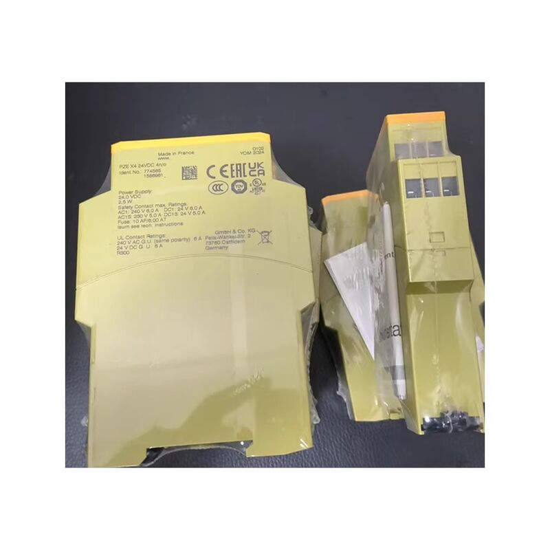 Brand new PI-LZ relay 24VDC 4n/o suitable for industrial automation control systems  Model PNOZ X4