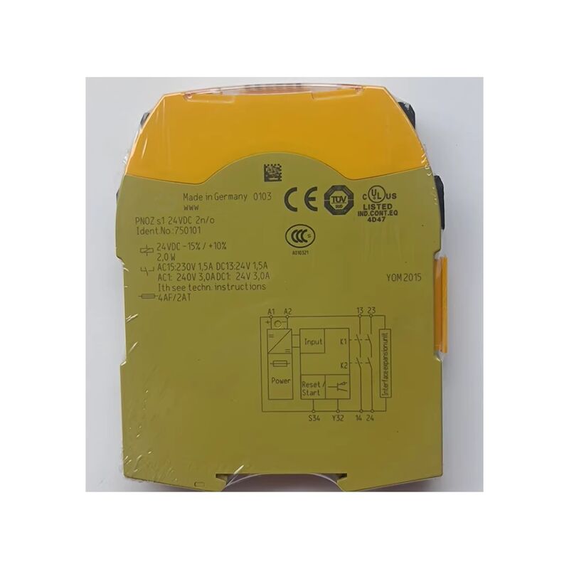 New PI-LZ electrical equipment safety relay 24VDC power supply 2n/o contact rated power 2W  PNOZ s1