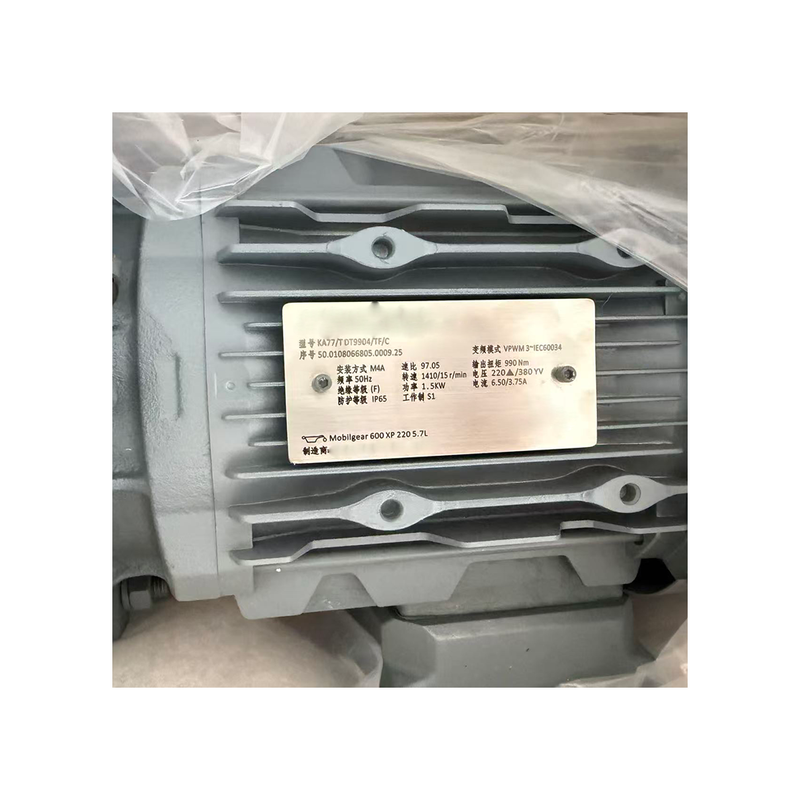 S-E-W KA77 TDT9904TFC 3.0kW Shaft Mounted Helical Bevel Gearmotor with Force Cooling
