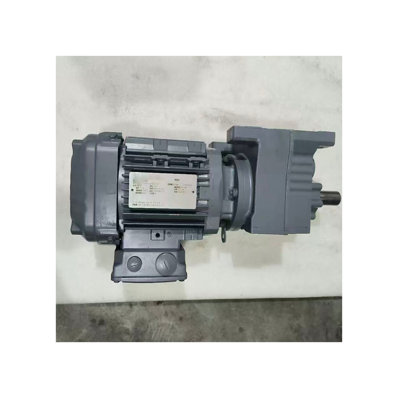 High Quality S-E-W R27 DRU80MK4 Compact Inline Helical Geared Motor 0.55KW IE3 High Torque Low Noise Aluminum Housing Gear Reducer