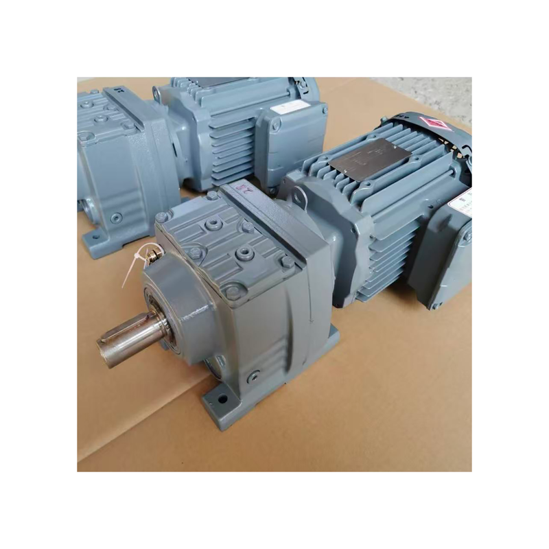 Original S-E-W R37 DRE80M4 0.75KW Inline Helical Geared Motor IE2 High Efficiency Foot Mounted Parallel Shaft Gear Reducer