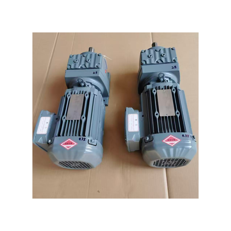 Original S-E-W R37 DRE80M4 0.75KW Inline Helical Geared Motor IE2 High Efficiency Foot Mounted Parallel Shaft Gear Reducer