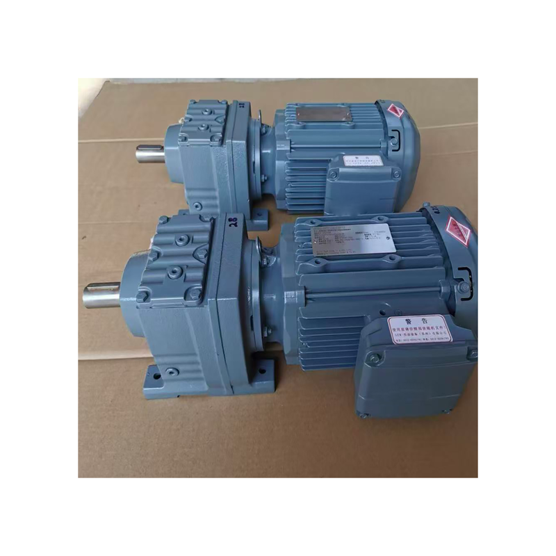 Original S-E-W R37 DRE80M4 0.75KW Inline Helical Geared Motor IE2 High Efficiency Foot Mounted Parallel Shaft Gear Reducer