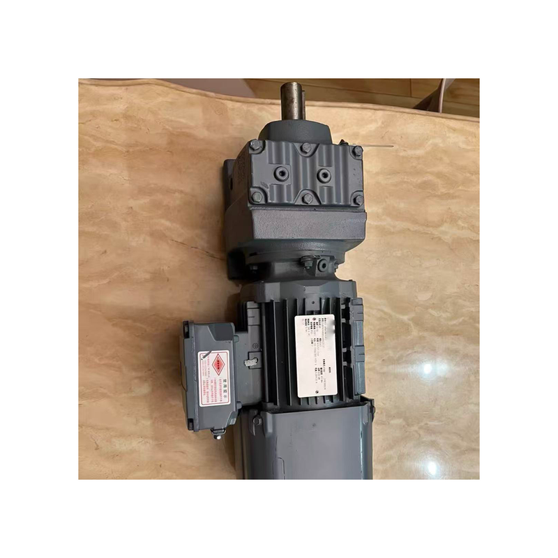 S-E-W Original R37 DRN80MK4BE2 Inline Helical Gear Motor 0.75kW IE3 With 2-Stage Spring Brake Foot Mounted Parallel Shaft Gear Reducer