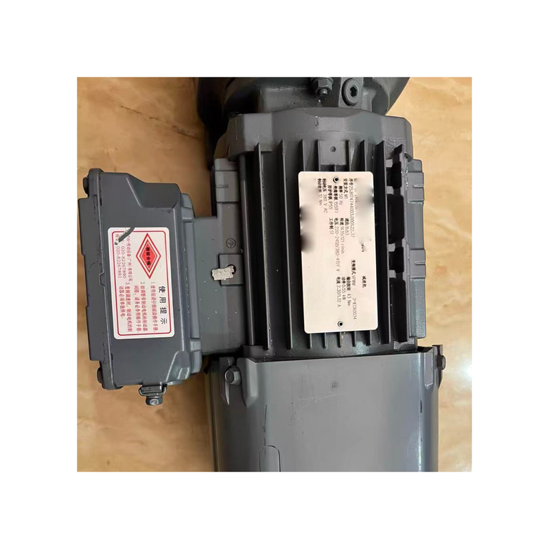 S-E-W Original R37 DRN80MK4BE2 Inline Helical Gear Motor 0.75kW IE3 With 2-Stage Spring Brake Foot Mounted Parallel Shaft Gear Reducer