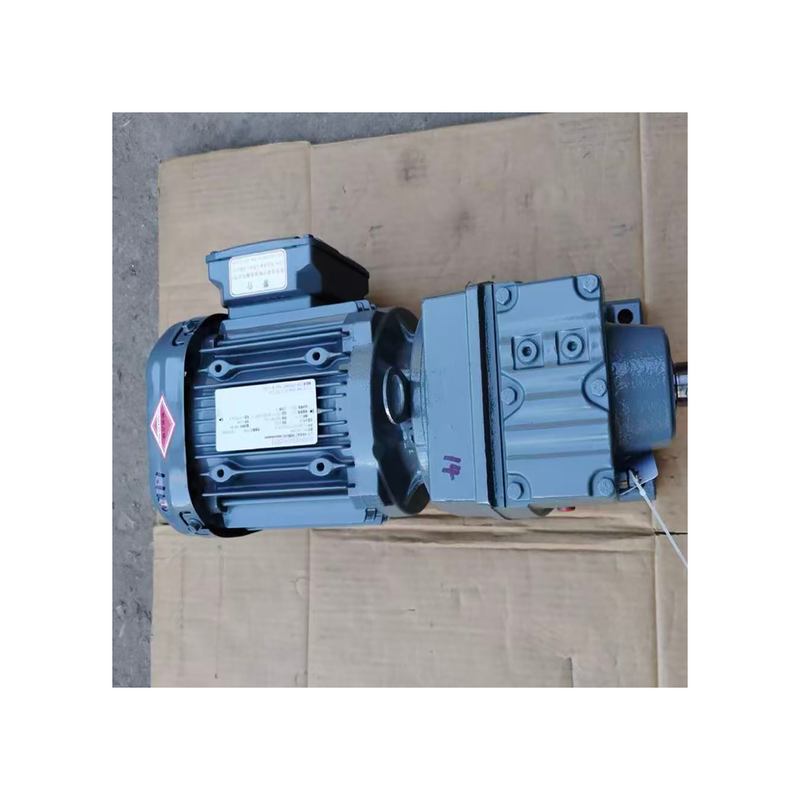 Original Design S-E-W R47 DRE90M4 Inline Helical Gear Motor 1.1kW Foot Mounted Parallel Shaft Industrial Gear Reducer