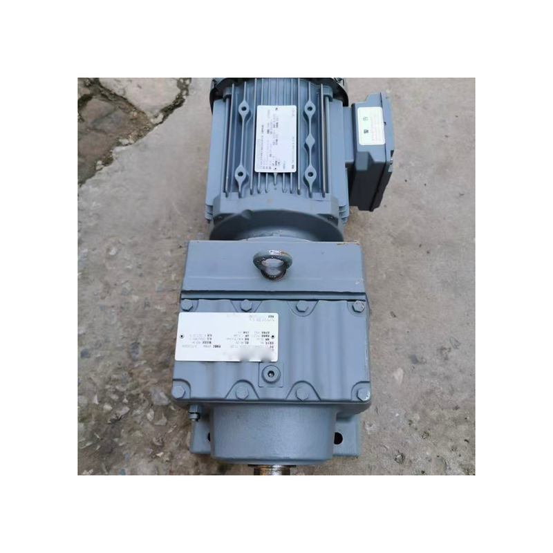 R67 DRE90L4 Helical Inline Gearbox 1.5kW Parallel Shaft Gear Motor Foot Mounted Industrial