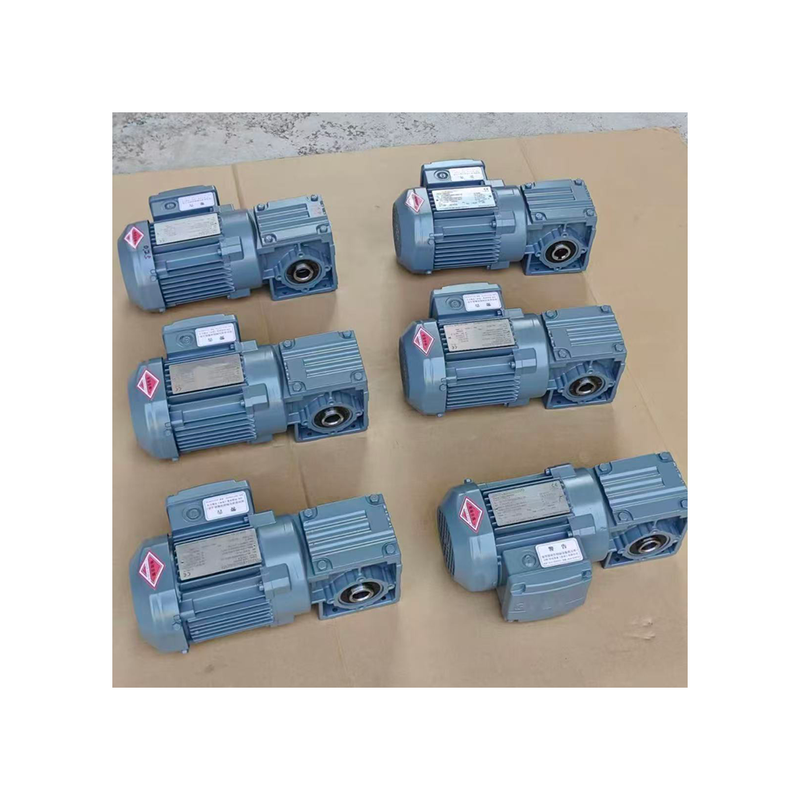 RF17 DR63L4 Helical Gear Motor Flange Mounted 0.25kW Compact Parallel Shaft Gear Reducer
