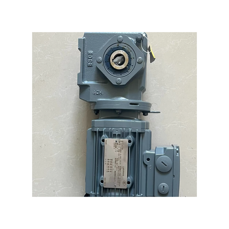 SA37 DRS71M4 Helical Worm Gear Motor 0.37kW Right Angle Hollow Shaft Gear Reducer