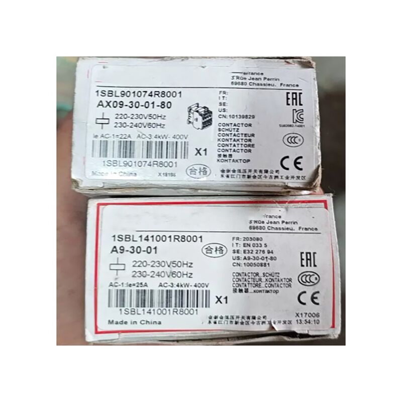 3 Phase Abb Contactors AX09-30-11 Contactor 9A 220V CCC Certificated