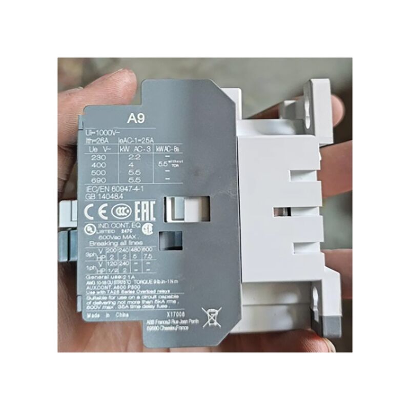 3 Phase Abb Contactors AX09-30-11 Contactor 9A 220V CCC Certificated