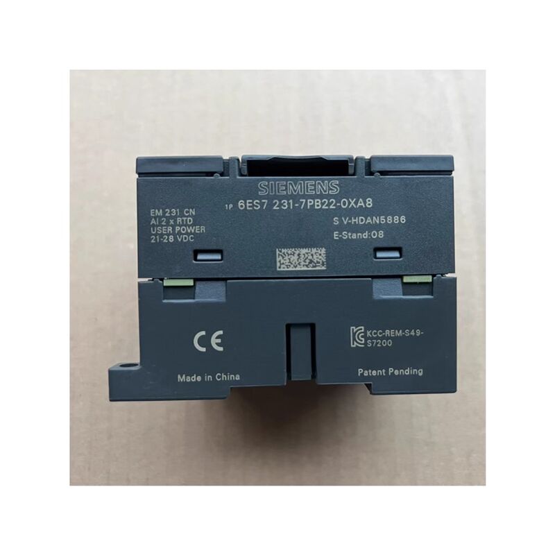 Original Brand SIE-MENS S7-200 Smart Analog Input Modules 6ES7231-7PB22-0XA0 4 I/O IP20 Small PLC Controller Backplane Connection